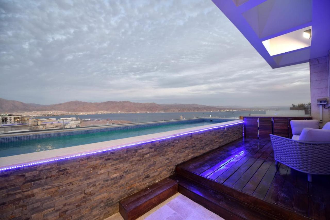 Private Pool Luxury Penthouses Sea View Eilat Exterior foto